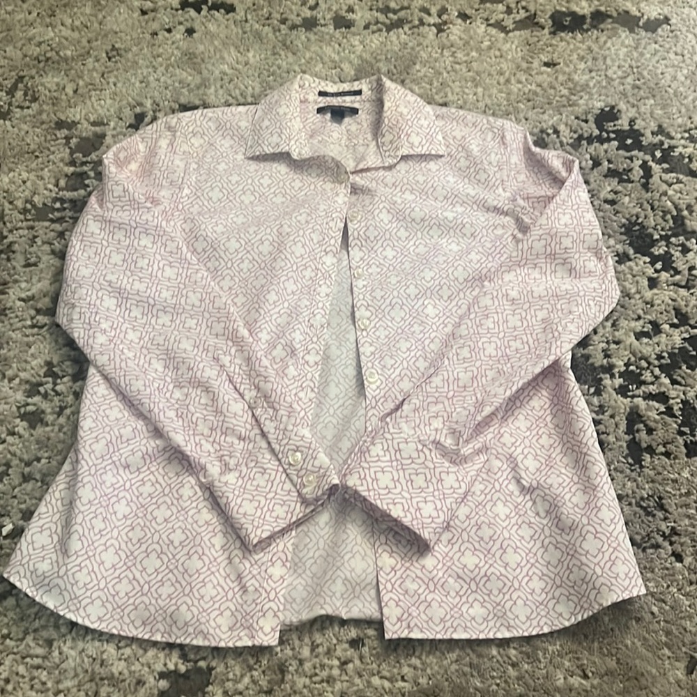 Lands' End Dress Shirt - Size 4 - Classic Wardrobe Staple